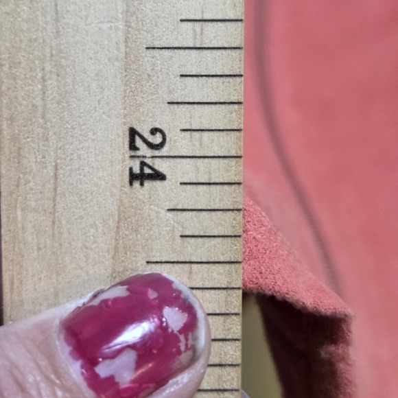 Cato Jacket Womens Medium Pink Full Zip Collared Pockets Microfiber Casual - Picture 7 of 7